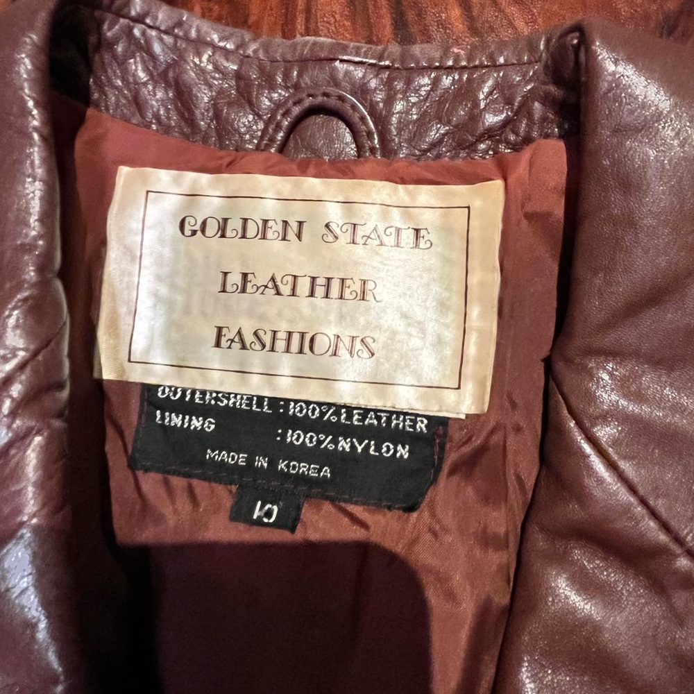 100% Leather Vintage Blazer - Picture 3 of 6
